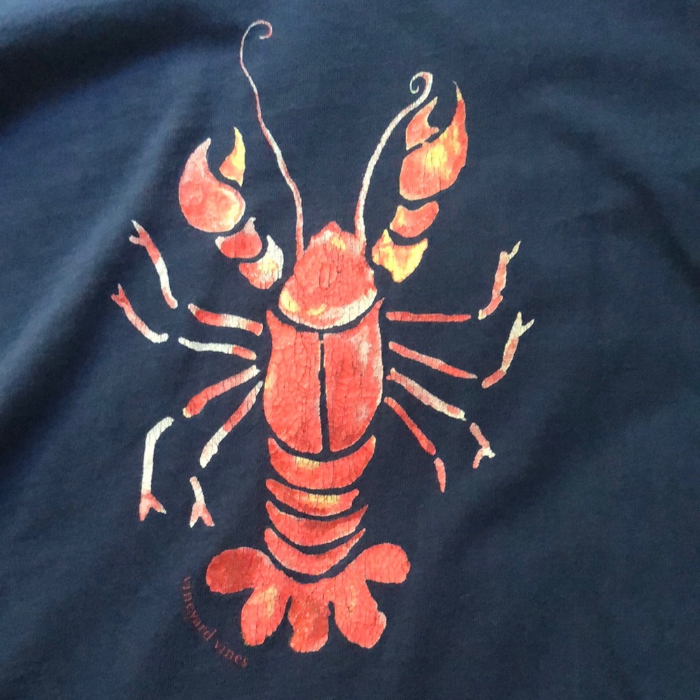 Vineyard Vines girls long sleeve lobster t-shirt. - Picture 1 of 4
